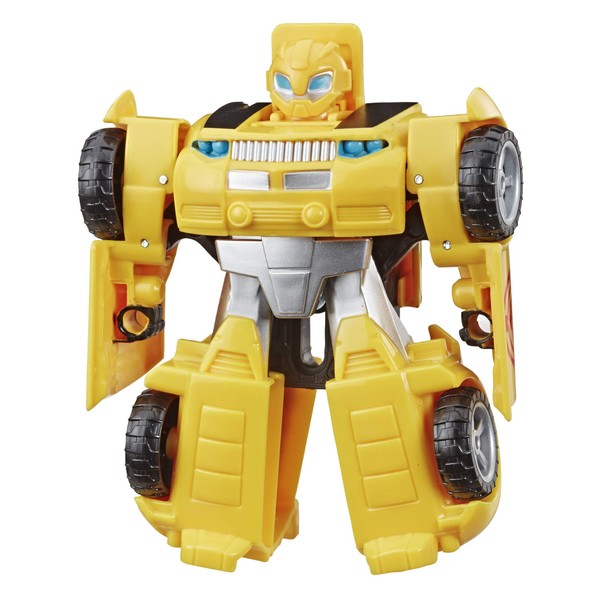 Transformers Playskool Heroes Rescue Bots Academy Bumblebee Converting Toy Robot, 4.5" Action Figure, Toys for Kids Ages 3 & Up