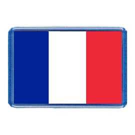 French Flag Fridge Magnet - Large Size (7cm x 4.5cm) - Gift Idea - Tourism