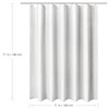 Alynsehom Shower Curtain, Shower Curtain for Bathroom, White Fabric Farmhouse