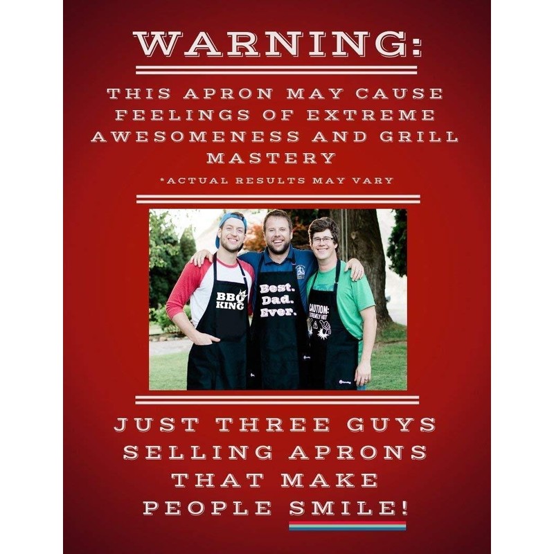 ApronMen - Funny Vegetarian Apron - 1 Size Fits All