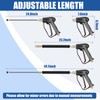 TOOLCY Pressure Washer Gun and Wand with 5 Spray Nozzles,