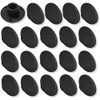 cyclingcolors 20x Screw Cover Cap M6 Black Plastic Hexagon Allen