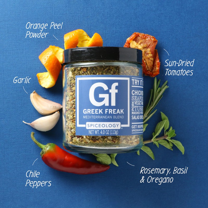 Spiceology – Greek Freak Mediterranean Seasoning – Greek Herbs &
