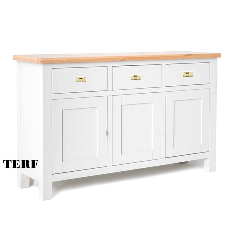 TERF® Traditional Vintage Polished Brass Flush Drop Pull Handle 90mm