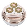 Electric Hair Removal Shaver 3 Blades Detachable Cutter USB Rechargeable