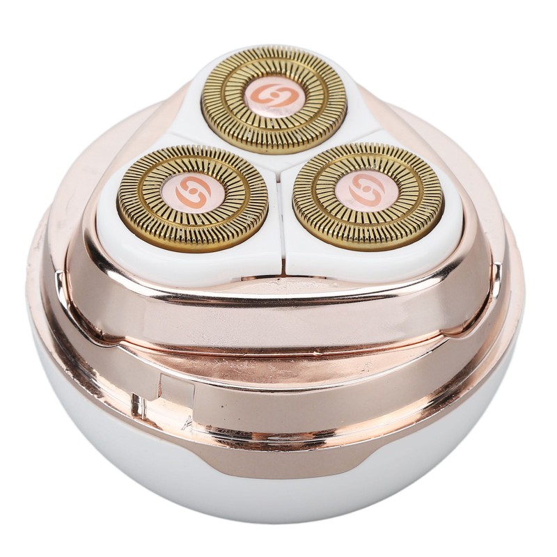 Electric Hair Removal Shaver 3 Blades Detachable Cutter USB Rechargeable