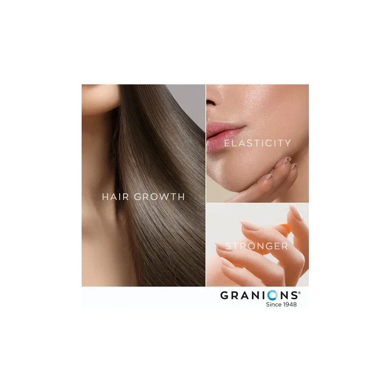 Granions Biotin+ Complex 10000mcg Biotina Colágeno Vitaminas 60 Tabletas