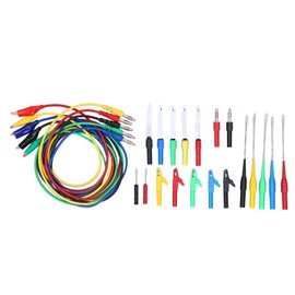 Banana Plug Test Leads Kit Good Conductivity Fast Accurate Readings Professional Electronic Test Kits for Homes Industry