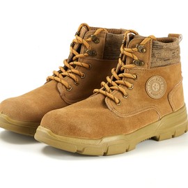 CCSOFTIME 2 Pairs Heavy Duty Walking Boot Laces,Strong Boot Laces for Berghaus Hiking,Work Boot Laces,Steel Toe Cap Boots,4.5mm Thick Round Shoelaces for Womens Mens Kids,Tan Black-160CM