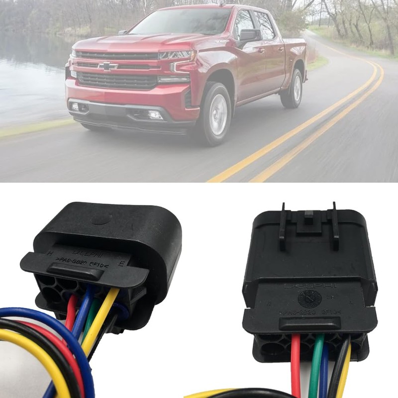 LIZAPUS Male and Female Headlight Connector Plug Harness Pigtail Compatible