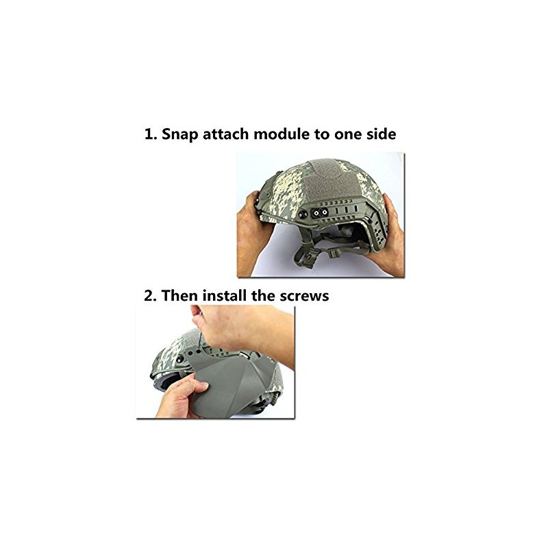 OAREA Side Cover for Quick Helmet Rail Airsoft Military Tactical