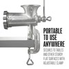 Weston #10 Manual Tinned Meat Grinder and Sausage Stuffer ,