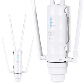WLAN Repeater Outdoor Waterproof FLASHOWL WiFi Range Extender Outdoor WLAN Outdoor WiFi Repeater WiFi Amplifier