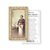 Prayer to St. Thomas Aquinas Gold Stamped Paper Holy Cards,