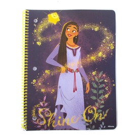 Show-Offs Wish Spiral Bound 50 Sheet Wide Ruled Notebook - 8 x 10.5 Inches