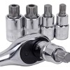 TOP-VIGOR 2Pcs 1/4 Inch Drive 10mm 6-Point Deep Socket, Metric,