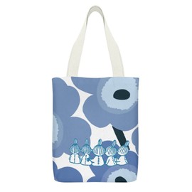 THEBEASTPIE Moomin Little My Tote Bag, A4, Canvas Bag, Shopping Bag, Shopping Bag, Shoulder Bag, Tote Bag, Large Capacity, Canvas, Convenience Store Bag, With Pockets, For Commuting to Work or School