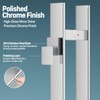 Ranbo H-Shaped 24" Push Pull Door Handle,Back to Back, 400mm