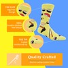 MAKABO Colorful Funny Men's Crew Socks, 6 Pairs Food Pattern,