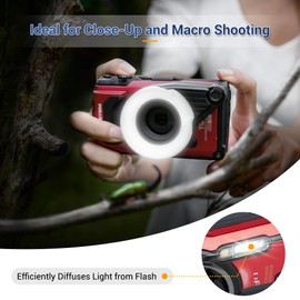 JJC Flash Diffuser for Olympus TG-7 TG-6 TG-5 TG-4 TG-3 TG-2 TG-1, Replace Olympus FD-1 Light Guide, Macro Flash Diffuser Light for Olympus Tough TG7 TG6 TG5 TG4 TG3 TG2 TG1