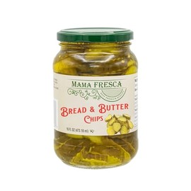 Mama Fresca Bread and Butter Dill Chips 16 fl oz Jar (Pack of 6)