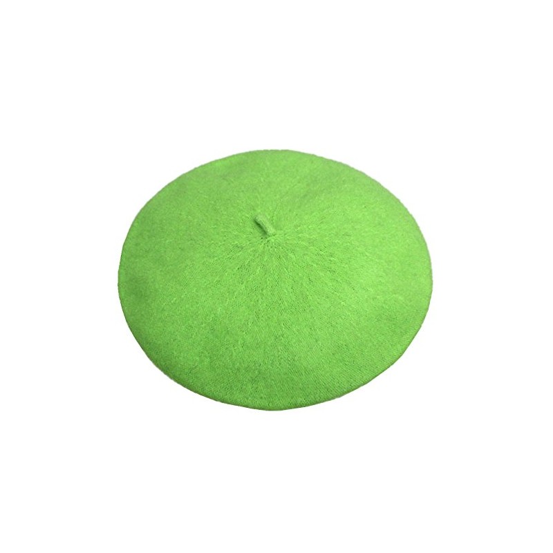 JOYHY Gorro de boina clásico de color liso para mujer,