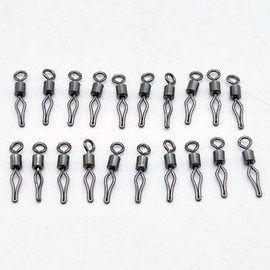 LEXOR Automatic Harris Stopper, Sarkan Swivel, Harris Stopper, Fishing, Fishing, Goby Kiss, Filefish, Line, Stainless Steel Stopper, Thread Refiller, 6#, 100 Piece Set