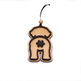 Golden Retriever Christmas Tree Ornament