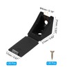 PATIKIL Plastic Corner Braces 21x21x17mm, 20 Pack L-Shape Bracket Right