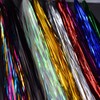 10 PCS Random Colors 1mm Width Flashabou Tinsel Flat Mylar