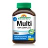 Jamieson 100% Complete Multivitamin for Adult Men, with Siberian Ginseng,