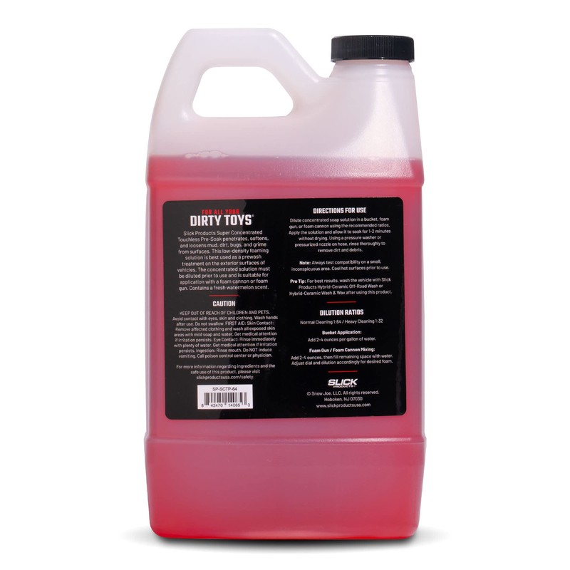 Slick Products Super Concentrated Touchless Pre-Soak (64 oz)