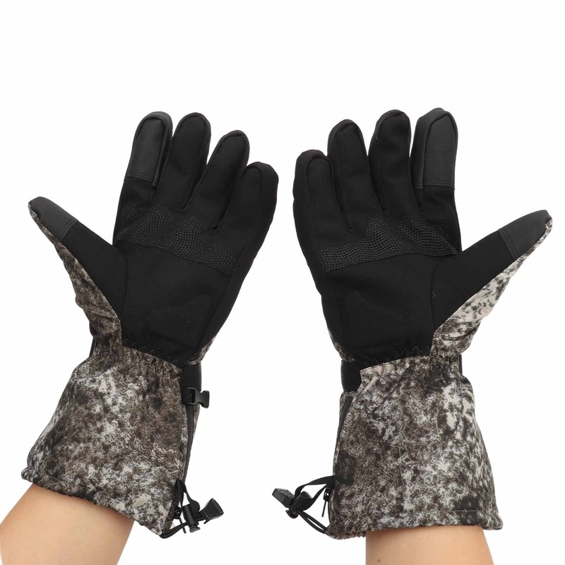 Electric Thermal Gloves Polyester Adjustable Temperature Anti Slip Touch Screen