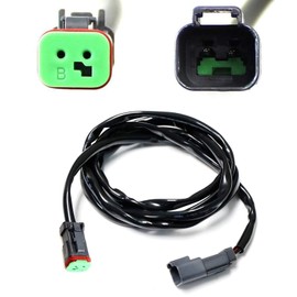 iJDMTOY 60-Inch Deutsch DT DTP Extension Harness Kit Compatible with Off-Road LED Light Bar, LED Pod Lights, Worklamp, etc