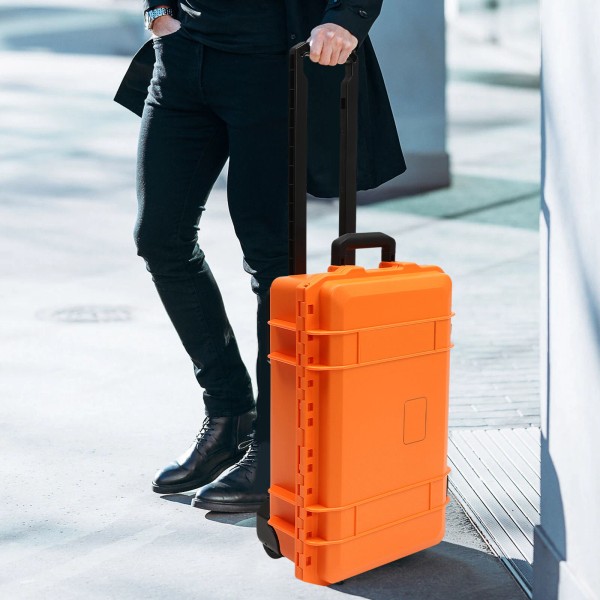 Universal 22" Multi-Purpose Camera Box Camera Protect Roller Hard Carry