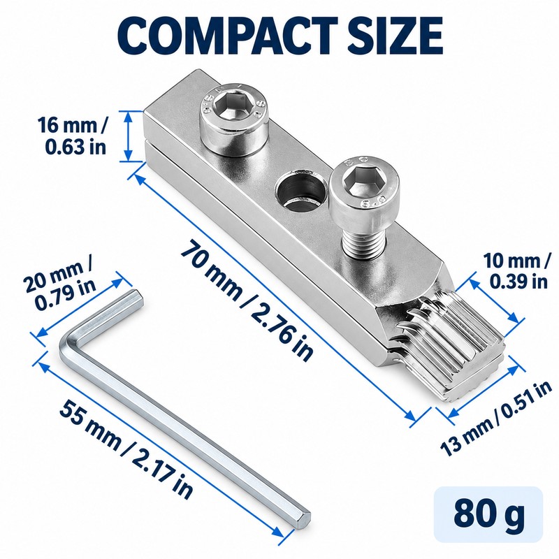 1/2-Inch & 3/4-Inch Broken Pipe Thread Extractor with Adjustable Dual