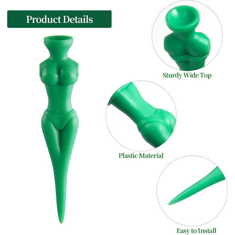 KIBBEH 20PCS 3 Inch Multicolor Plastic Golf Tees Lady Tees