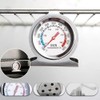 Termómetro Digital de Cocina para Hornos Centigrados Estufa Acero Inoxidable