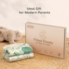 Yukkidds Cot Sheets 120x60 Fitted Cotbed Sheet 2 Pack Baby