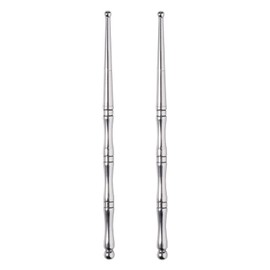 ZQTSANKESL 2 Pieces of Stainless Steel Manual acupoint pens, Trigger Point Massage Tool, Reflection Massage Pressure Point Massage Tool, Used to Relax deep tissues and self Massage acupoints