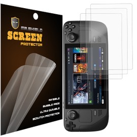 Mr.Shield Screen Protector For Steam Deck/Steam Deck OLED 2021 & 2022 & 2023 Anti-Glare [Matte] [3-Pack] Screen Protector (PET Material)
