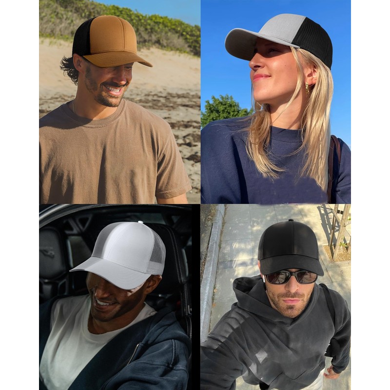 FURTALK Unisex Trucker Cap Baseball Cap Men and Women Mesh