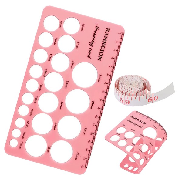 Nipple Ruler Set, Nipple Ruler, Breast Flange Measuring Tool, Flange