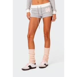 Pat Low Rise Shorts - Color: GRAY MELANGE, Size: L