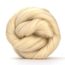 Revolution Fibers Merino Wool Roving | Premium Combed Wool Top | 22 Micron, Perfect for Felting Projects, Spinning, Wall Hangings and Tapestry (Sandstone)