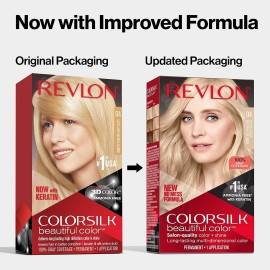 REVLON Colorsilk Color Permanent Hair, 04 Ultra Light Natural Blonde (Pack of 6)