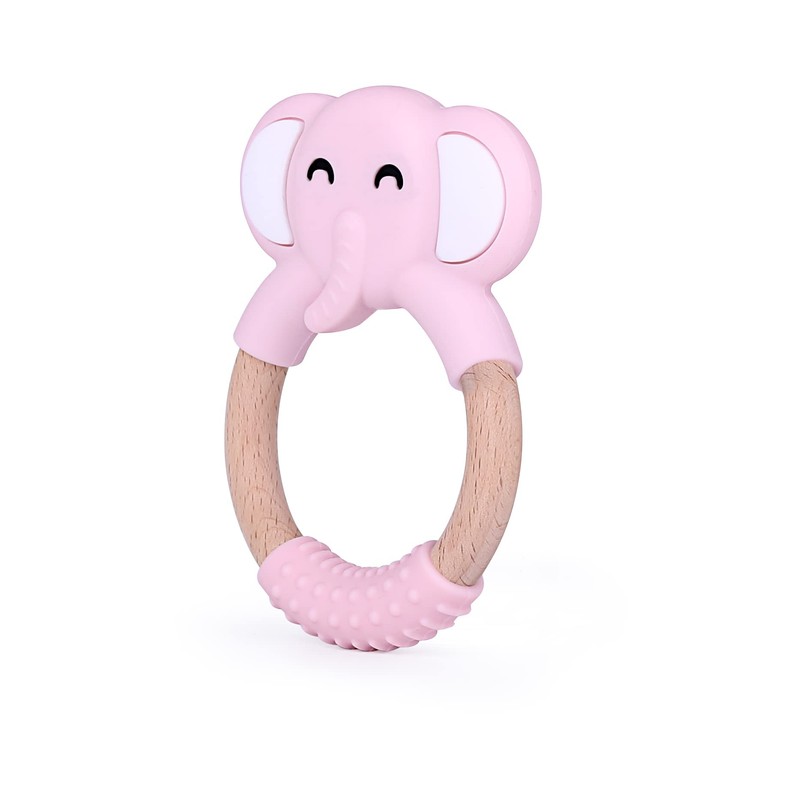 chummies | Dona de Elefante mordedera de silicon y madera