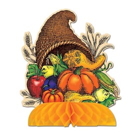 Beistle Cornucopia Centerpiece Pack of 12