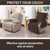 Easehomey 100% Waterproof Multigrid Recliner Chair Covers, Anti-Slip Recliner Cover,