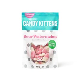 Candy Kittens Sour Watermelon Gourmet Sweets Bag 140g (Pack of 2)